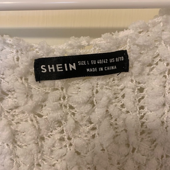 White fuzzy sweater - Picture 3 of 3